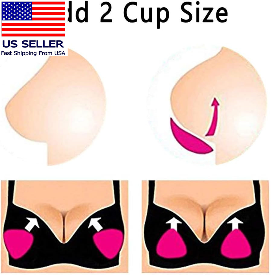 Silicone Bra Inserts Large Bra Inserts Silicone Add 2 Cup Size Bra Padding Bust