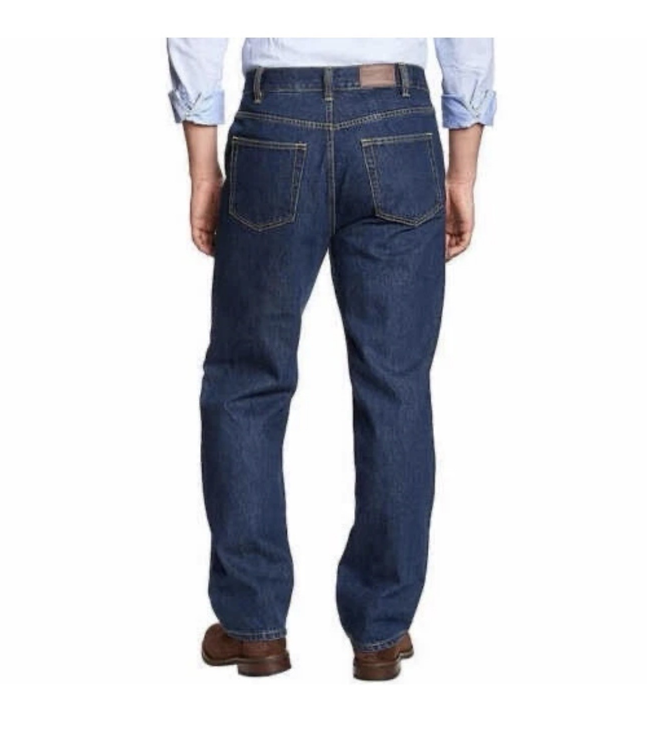 Kirkland Signature Men’s 5-Pocket Relaxed Fit Blue Jeans 40x30without tag