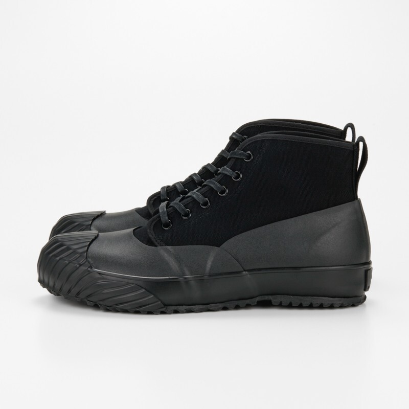 MOONSTAR FINE VULCANIZED ALWEATHER RF BLACK Sneakers Kurume Japan