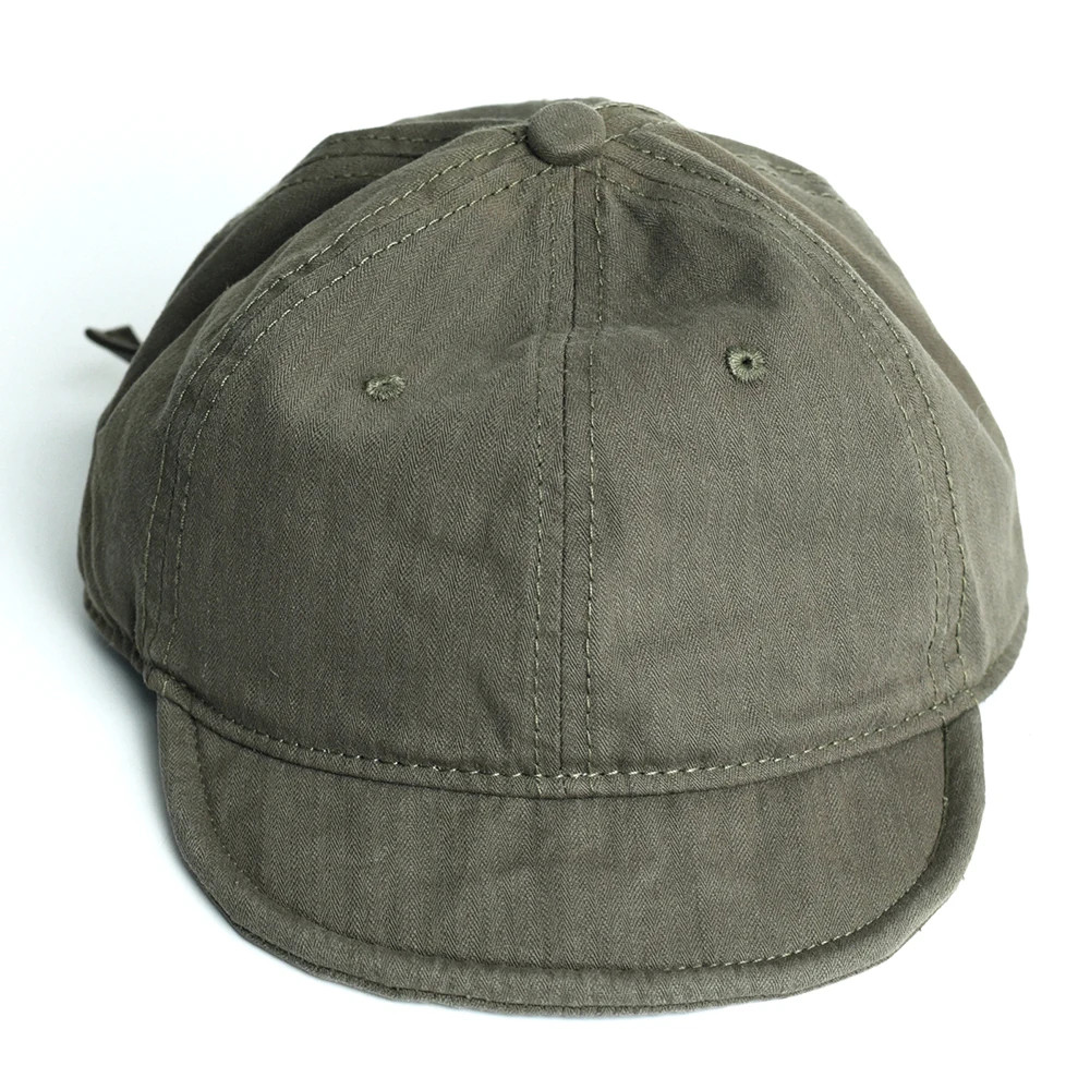 Cotton Vintage Baseball Cap Unisex Short Brim Adjustable Casual Daily Hat