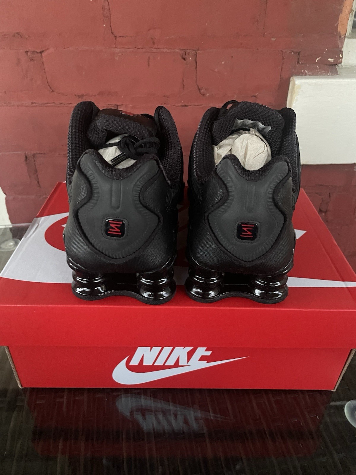 Nike Shox TL Black/Black Anthracite Size 8.5 Women’s SKU AR3566-002 Brand New!