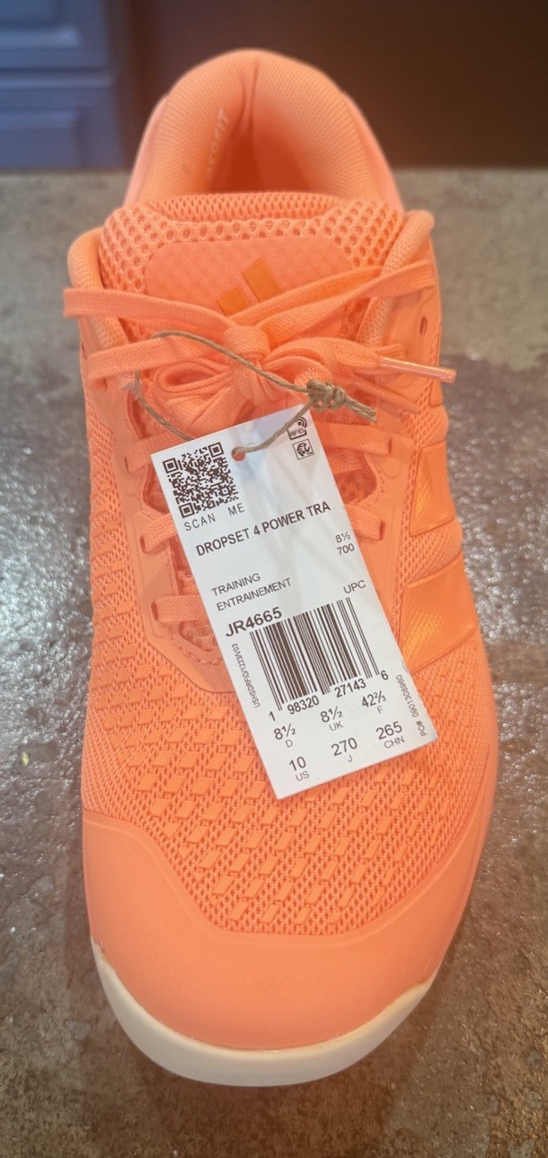 Adidas Women’s Dropset 4 Power Beam Orange Training Sneaker Shoes Size 10