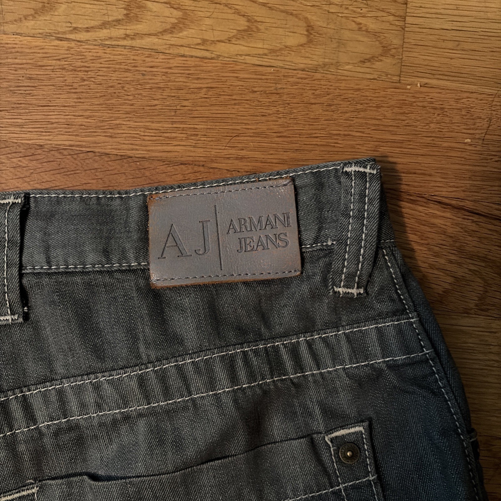 Armani Exchange Men’s Black Denim Jeans Size 34X34.