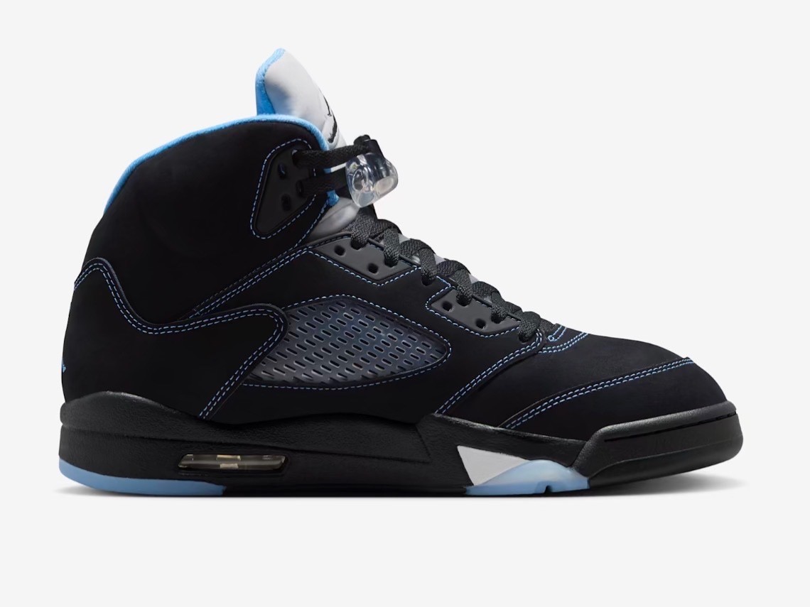 Size 8-13 Nike Air Jordan 5 Black Carolina University Blue UNC DD0587-008 2026