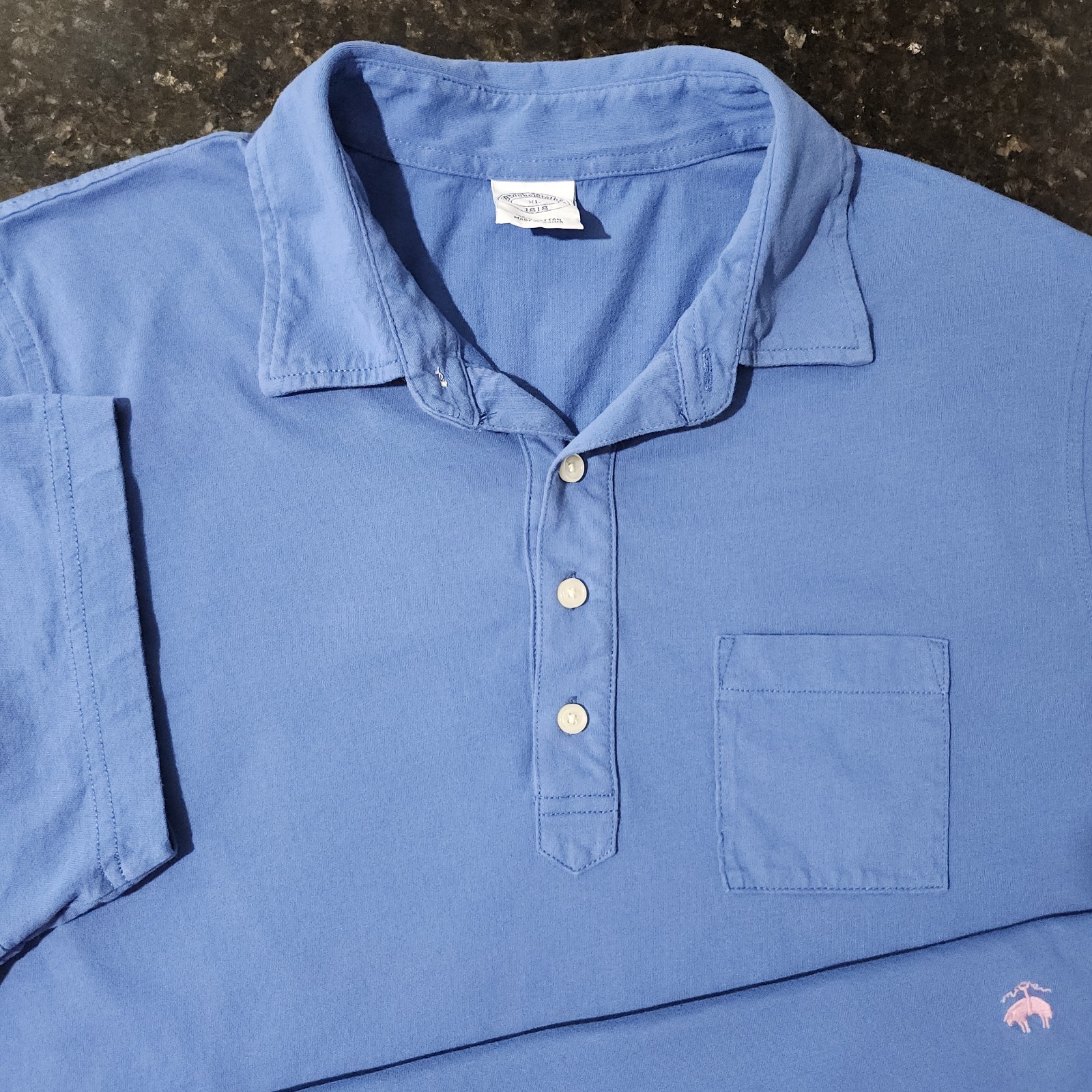 Brooks Brothers Soft Pocket Polo Mens XL Preppy Casual Money Summer Outdoor