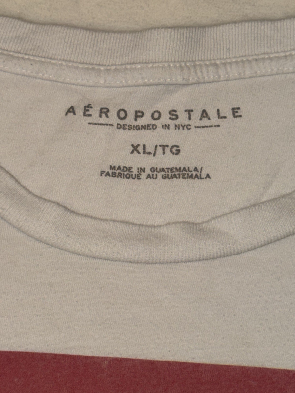 Aeropostale Laguna Beach T-Shirt Men’s XL SO CA Graphic Print White 100% Cotton