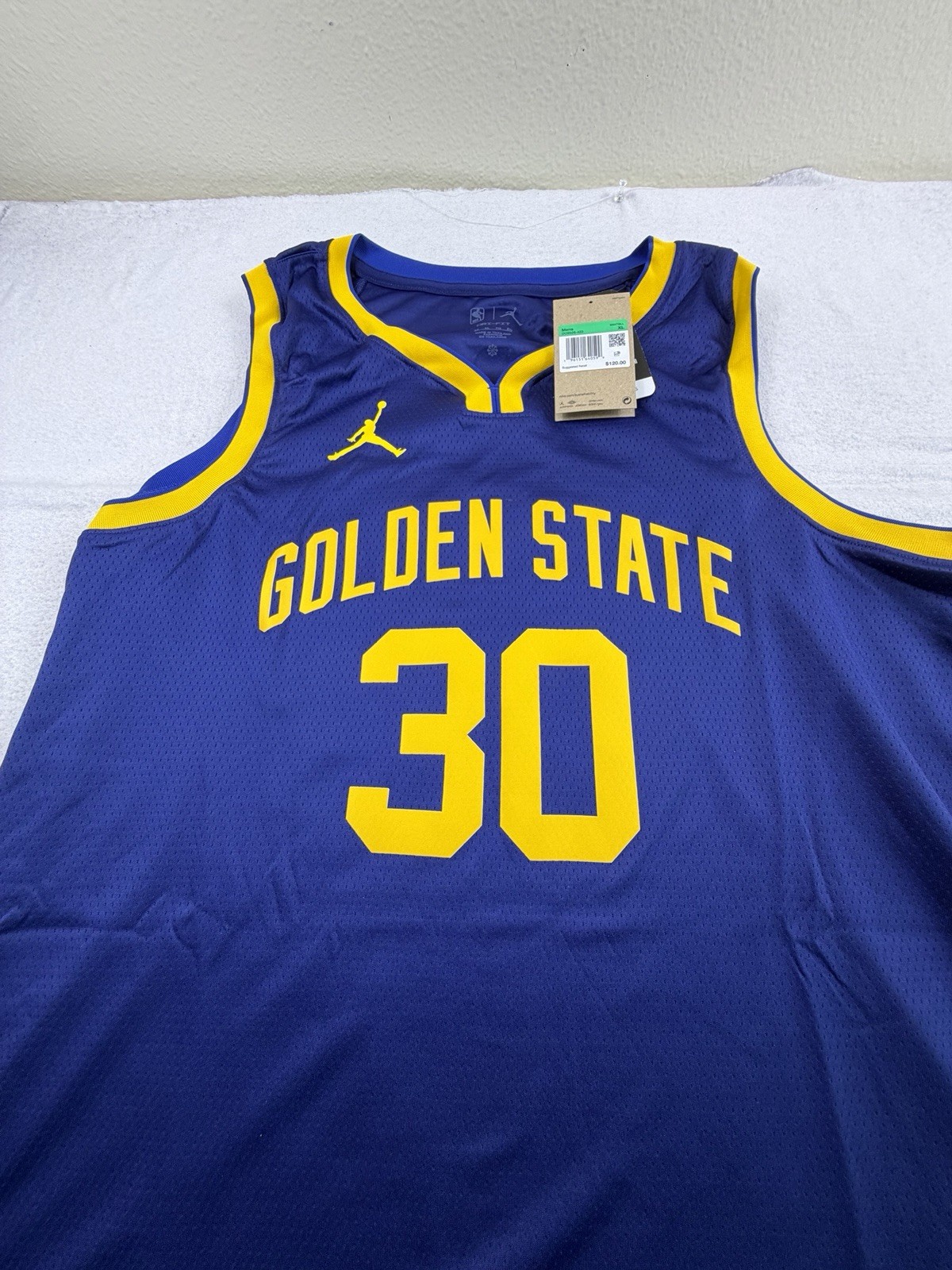 Nike NBA Statement Jersey Golden State Warriors Stephen Curry #30 Sz 52 XL $120