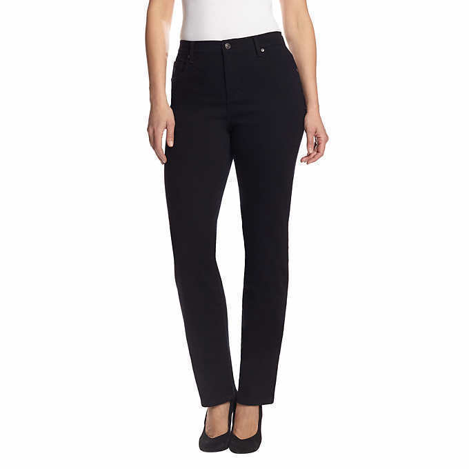 Gloria Vanderbilt Ladies’ Amanda Stretch Denim Jeans – BLACK (Select Size)