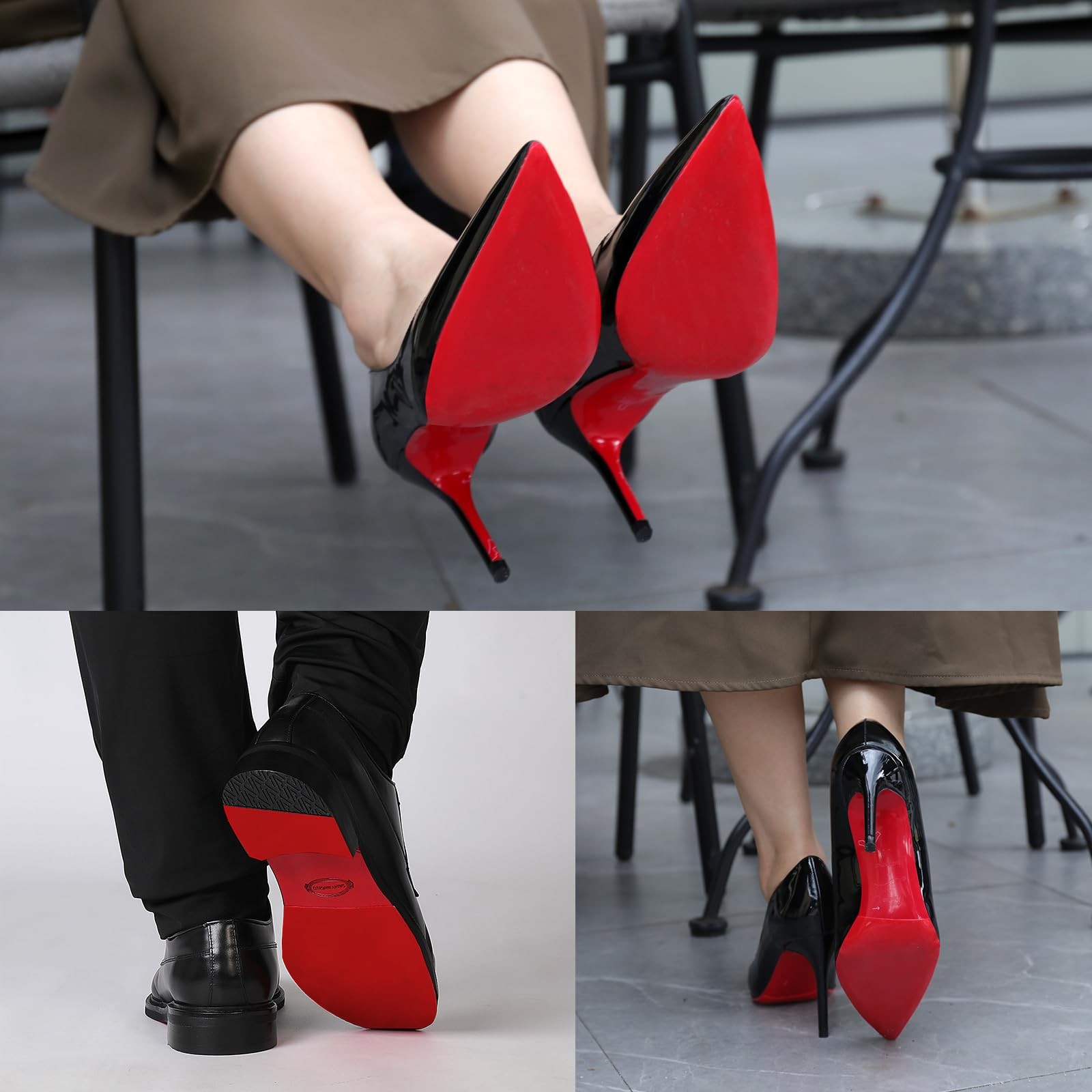 39 in Red Bottom Shoe Protector for Christian Louboutin Heels, Self-Adhesive Sol