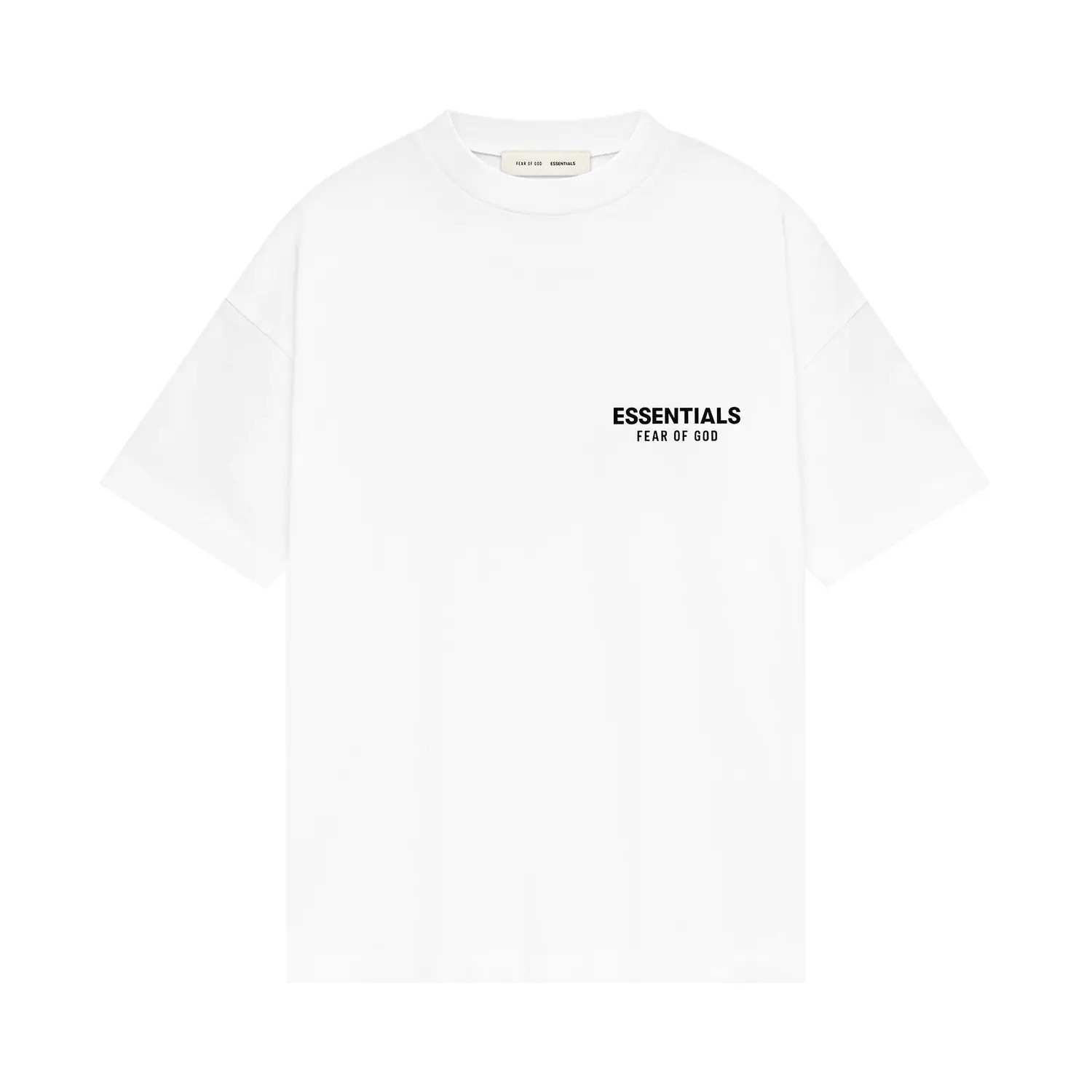 Fear of God Essentials Classic Tee ‘Bright White’ L Size Oversized T-Shirt SS25