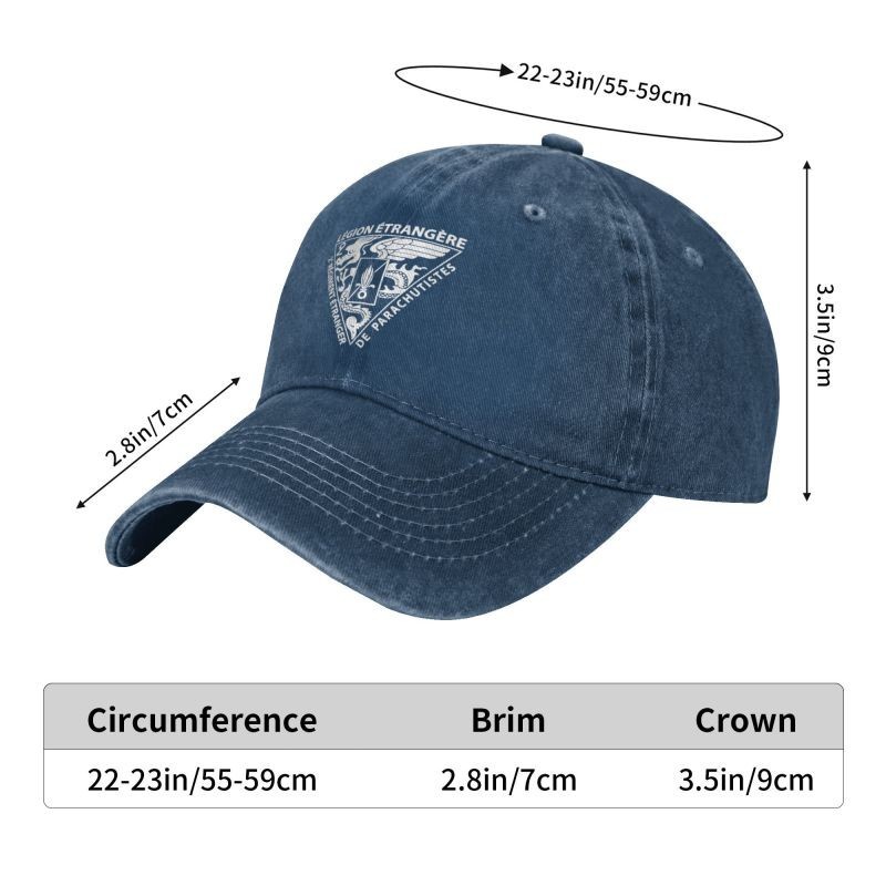 Adjustable 2 REP French Foreign Legion Baseball cap casual comfortable cap