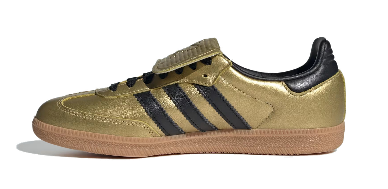 Adidas Samba LT Gold Metallic, Core Black & Gum