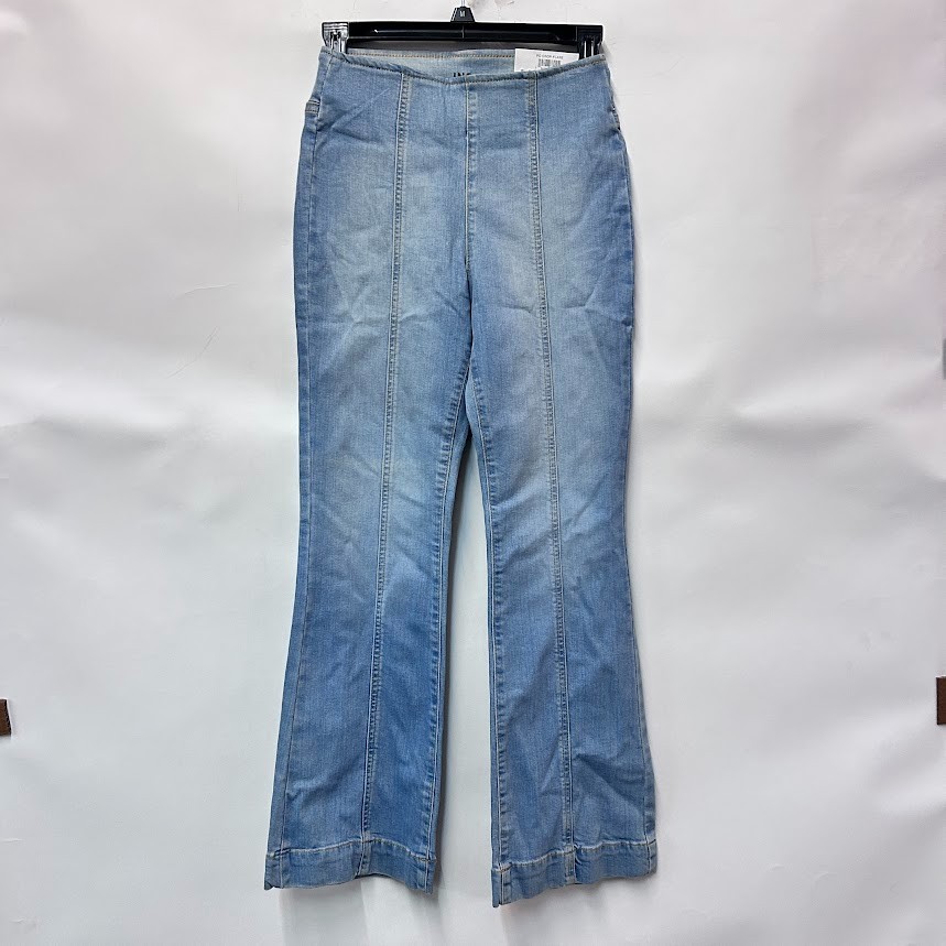 INC Womens 6 Light Indigo Denim High Rise Pull On Flare Leg Jeans NWT L70