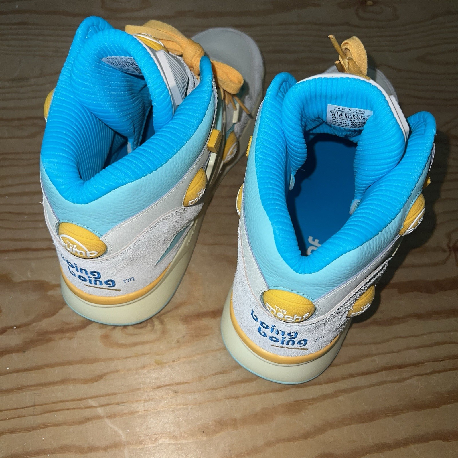 MSCHF x REEBOK PUMP OMNI ZONE IX SUNBLEACHED SHOES SNEAKERS MSCHF013 SB 11 NEW