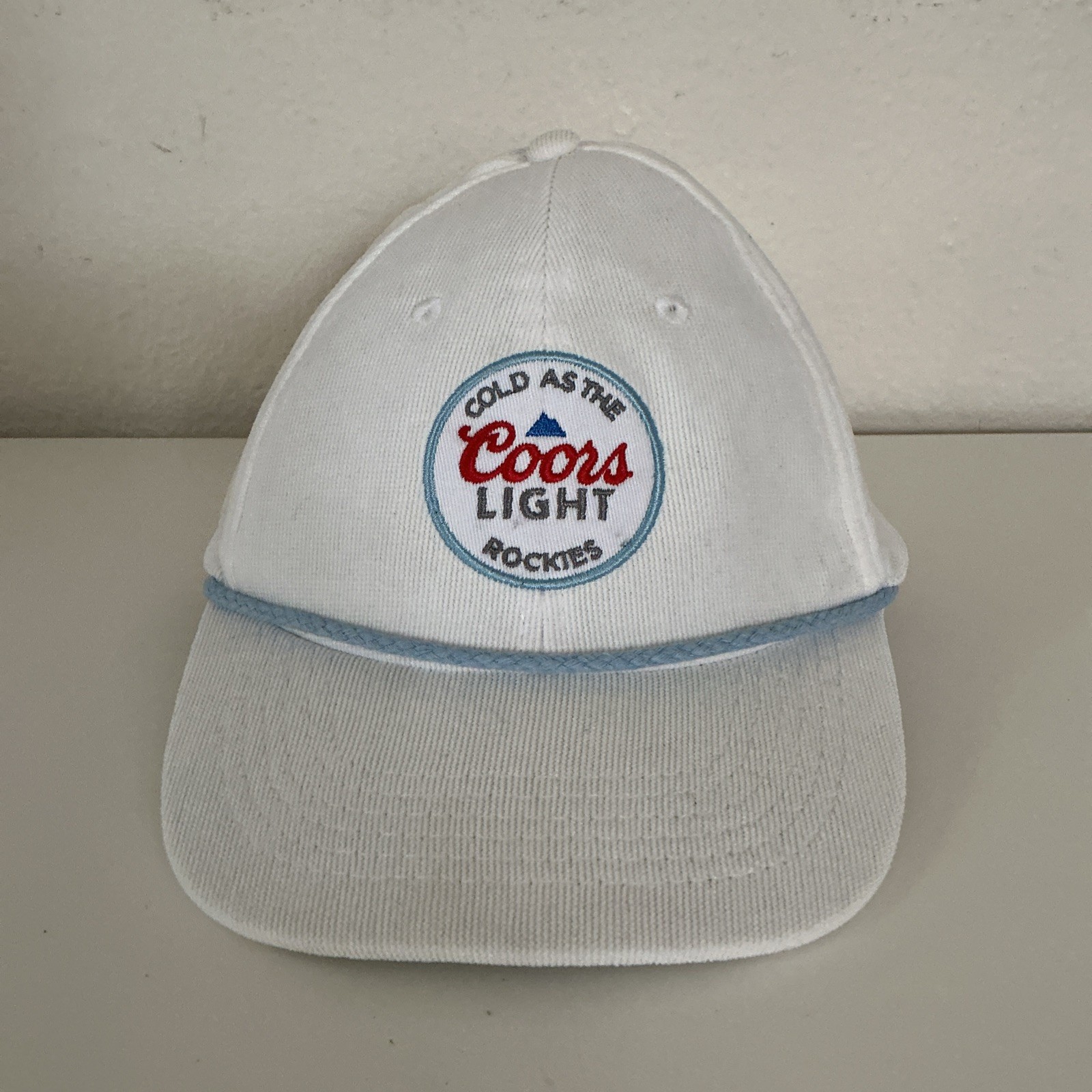 Coors Light Beer Patch Logo Mens Snapback Rope Cap Hat Rodeo Horse Cowboy NFL