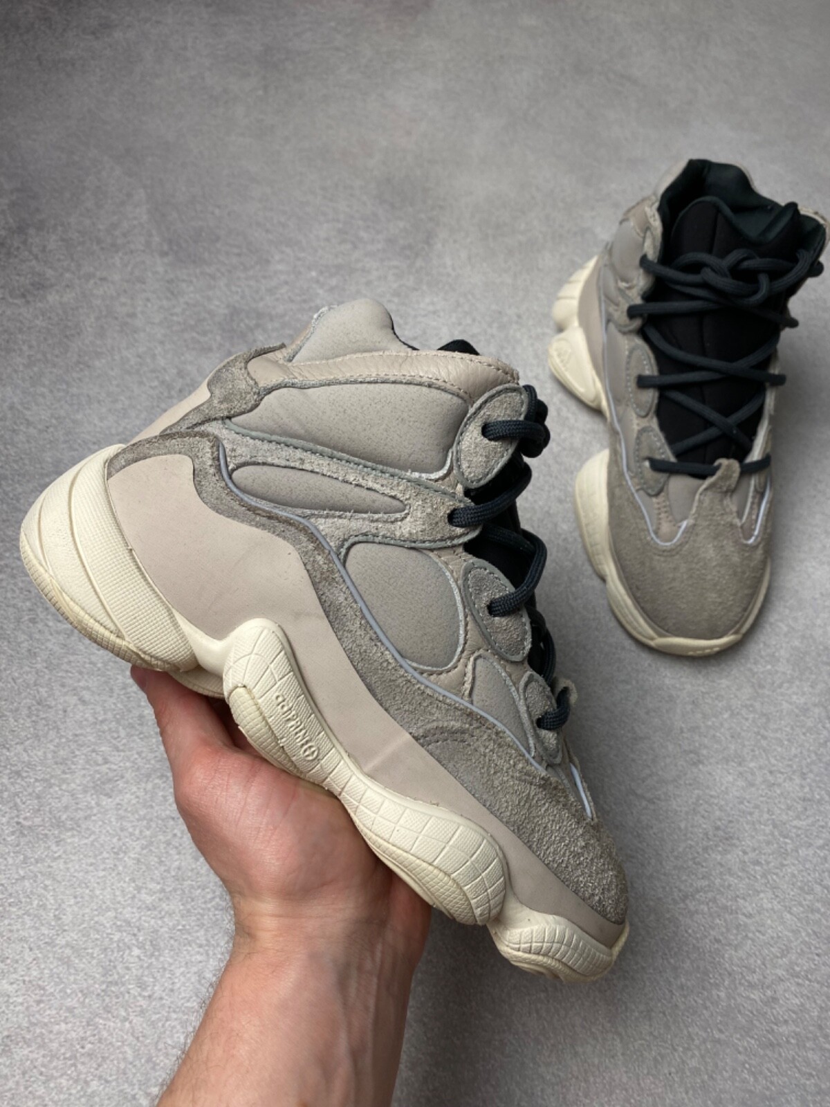Women’s Adidas Yeezy Boost 500 high Mist Stone GV7775 US6,5