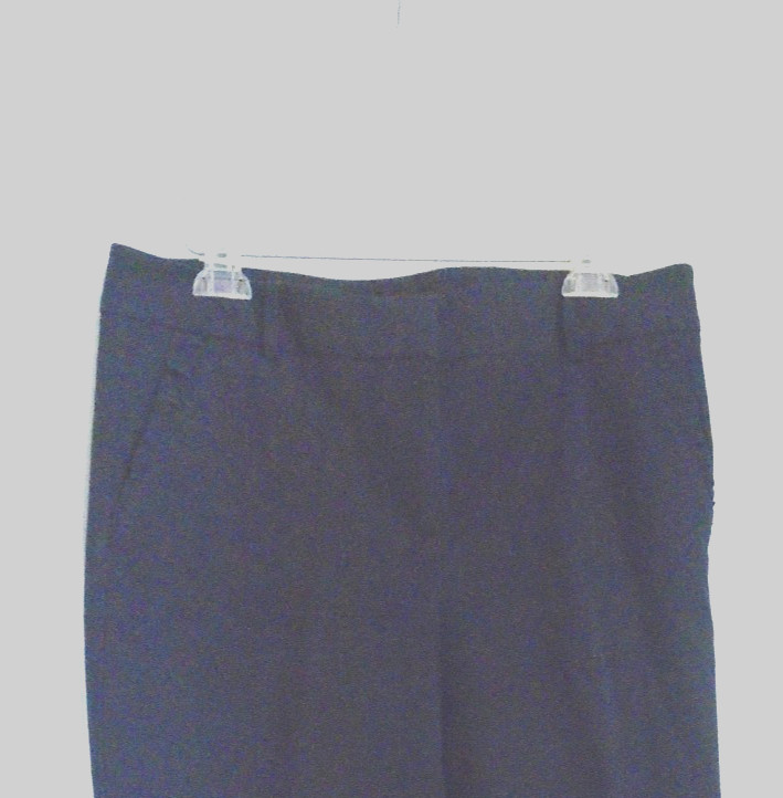 TALBOTS Dark Navy Cotton Polyester Blend Long Pants Size 12 Made in Jordan!