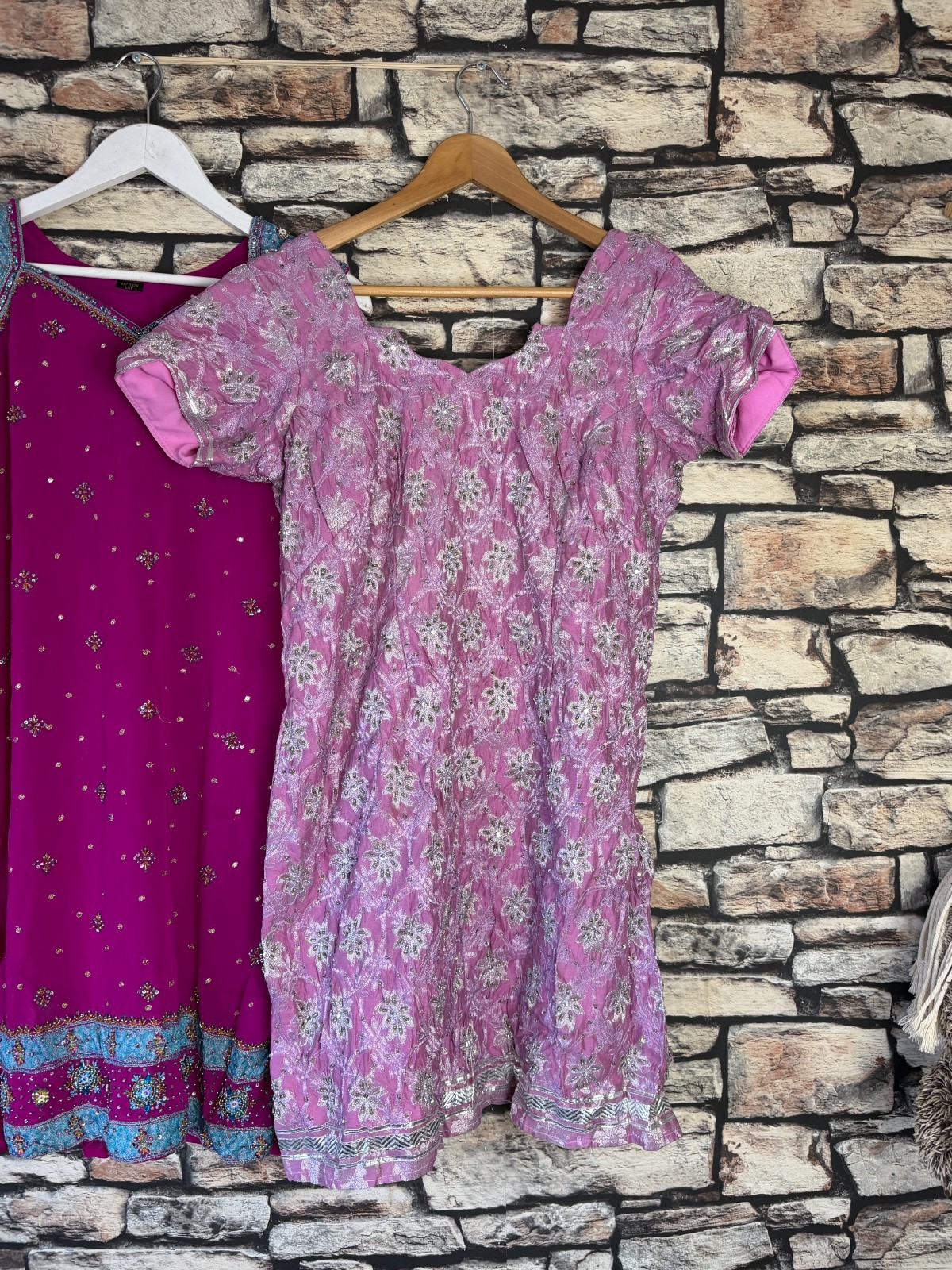 3x Asian Indian tunic kurti kurta style tops Large / 40 inch chest kameez dress