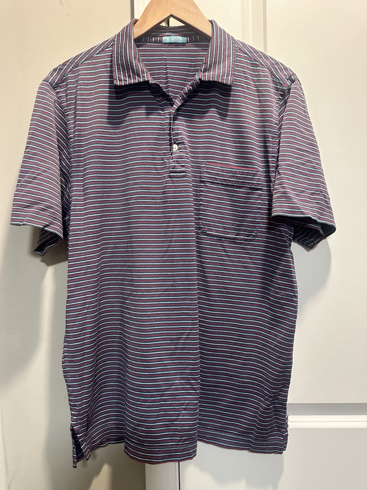 J. McLaughlin Callahan Cotton Polo Large