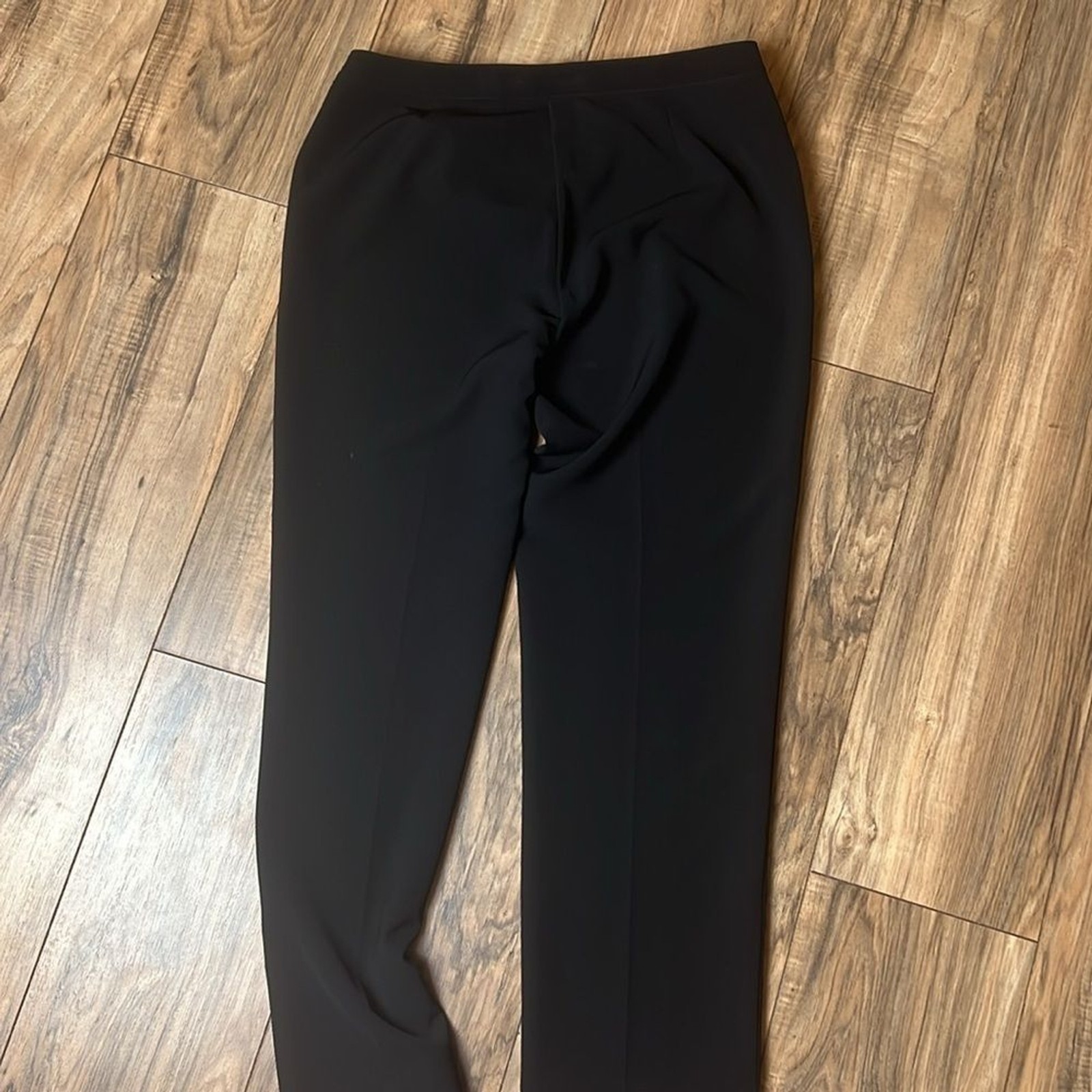 Lafayette 148 New York Slim Black Pants Women’s 8 Bleeker Stretch Dress Trousers