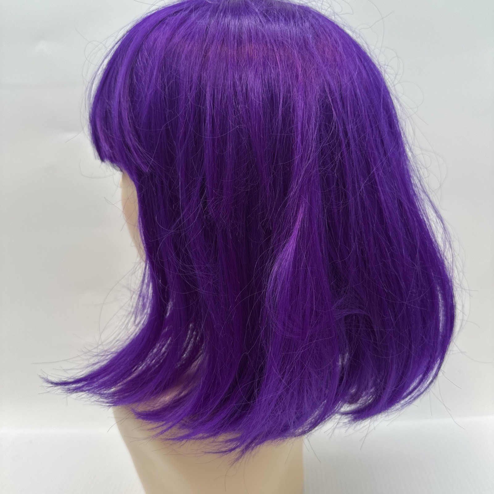Wig Purple Bob Style Synthetic Fiber Mardi Gras Costume Cos Play Halloween Wig