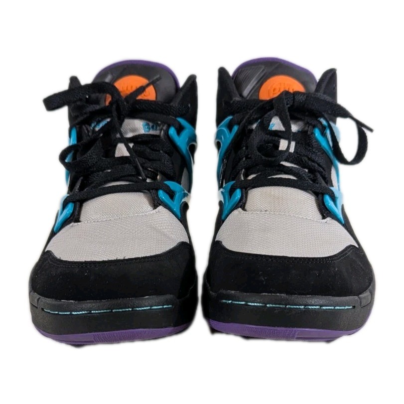 Charlotte Hornets Reebok Pump Omni Lite Shoes size 11.5 Teal Black White