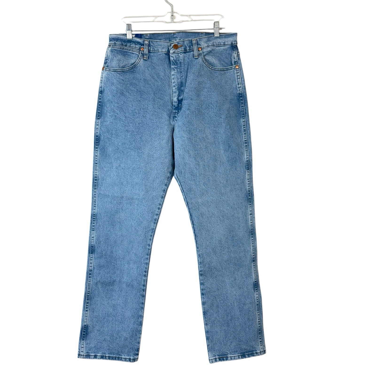 NWT Wrangler Slim Fit Tapered Boot Cut Jeans Womans Sz 13X32 Cowgirl 14MWZ Blue
