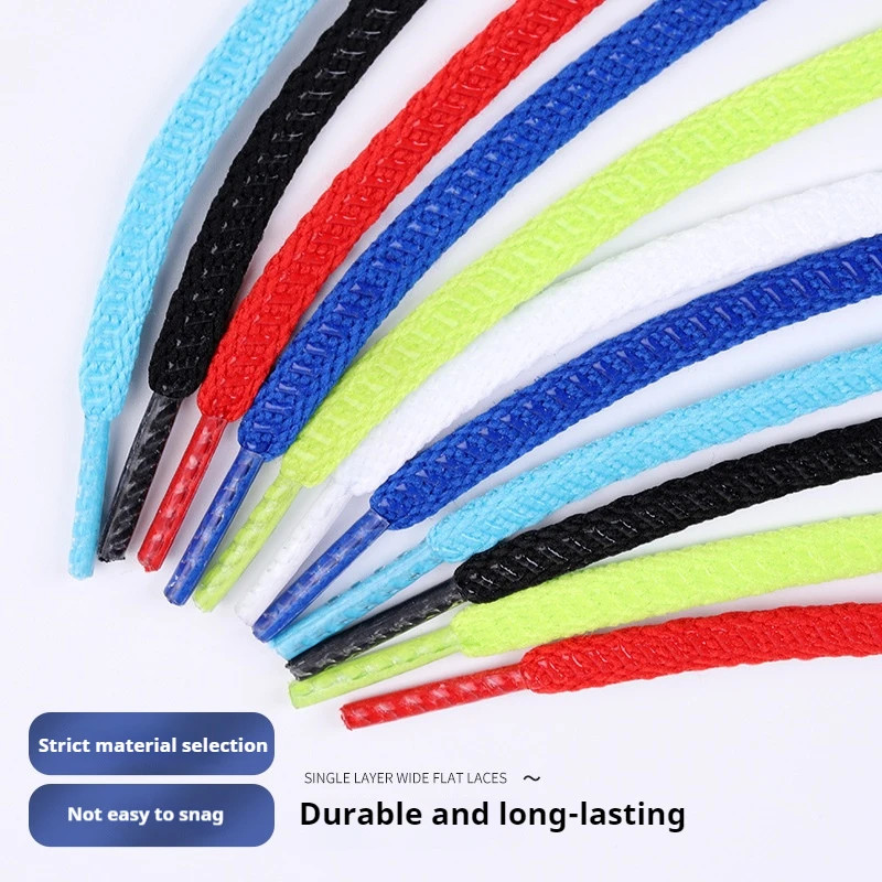 Double Sided Silicone Non-slip Flat Shoelaces Sneakers Tennis Football Shoe Lace