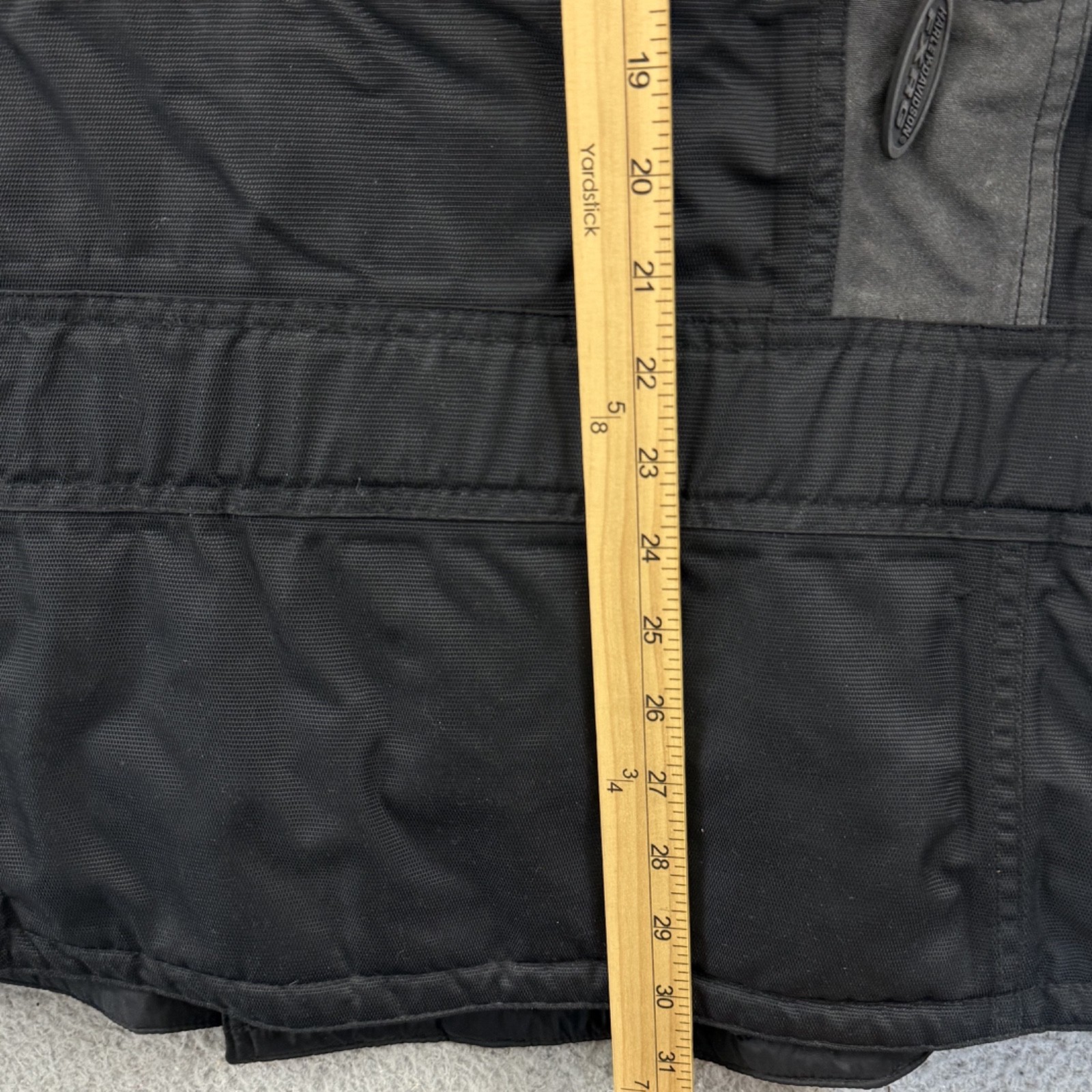 Vintage Harley Davidson FXRG Motorcycle Jacket Mens 2XL Black Biker Outdoor Zip