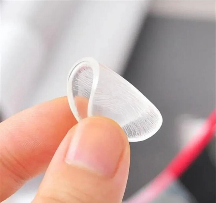 Self-Adhesive Silicone Gel Shoe Insole High Heel Insert Grips Cushion Foot Heel