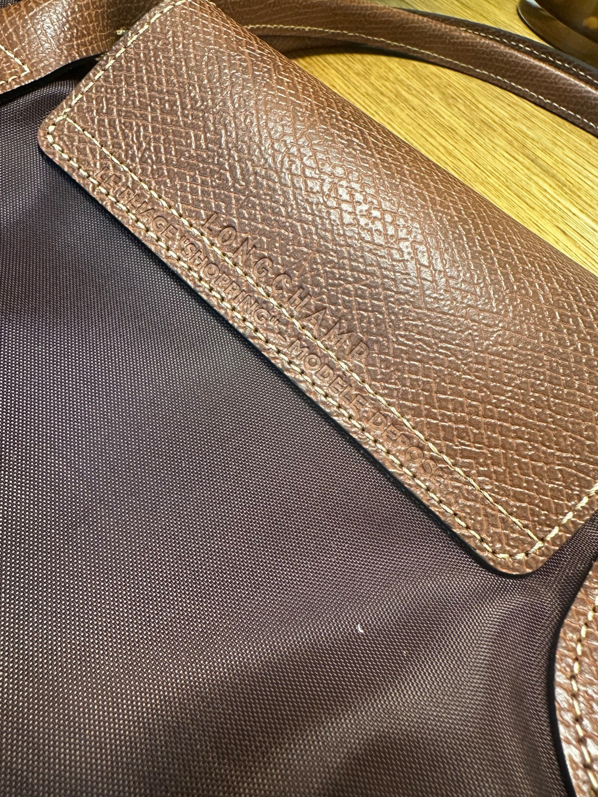 Longchamp Le Pliage Tote Shoulder Bag Large Ebony Brown L1899089P81