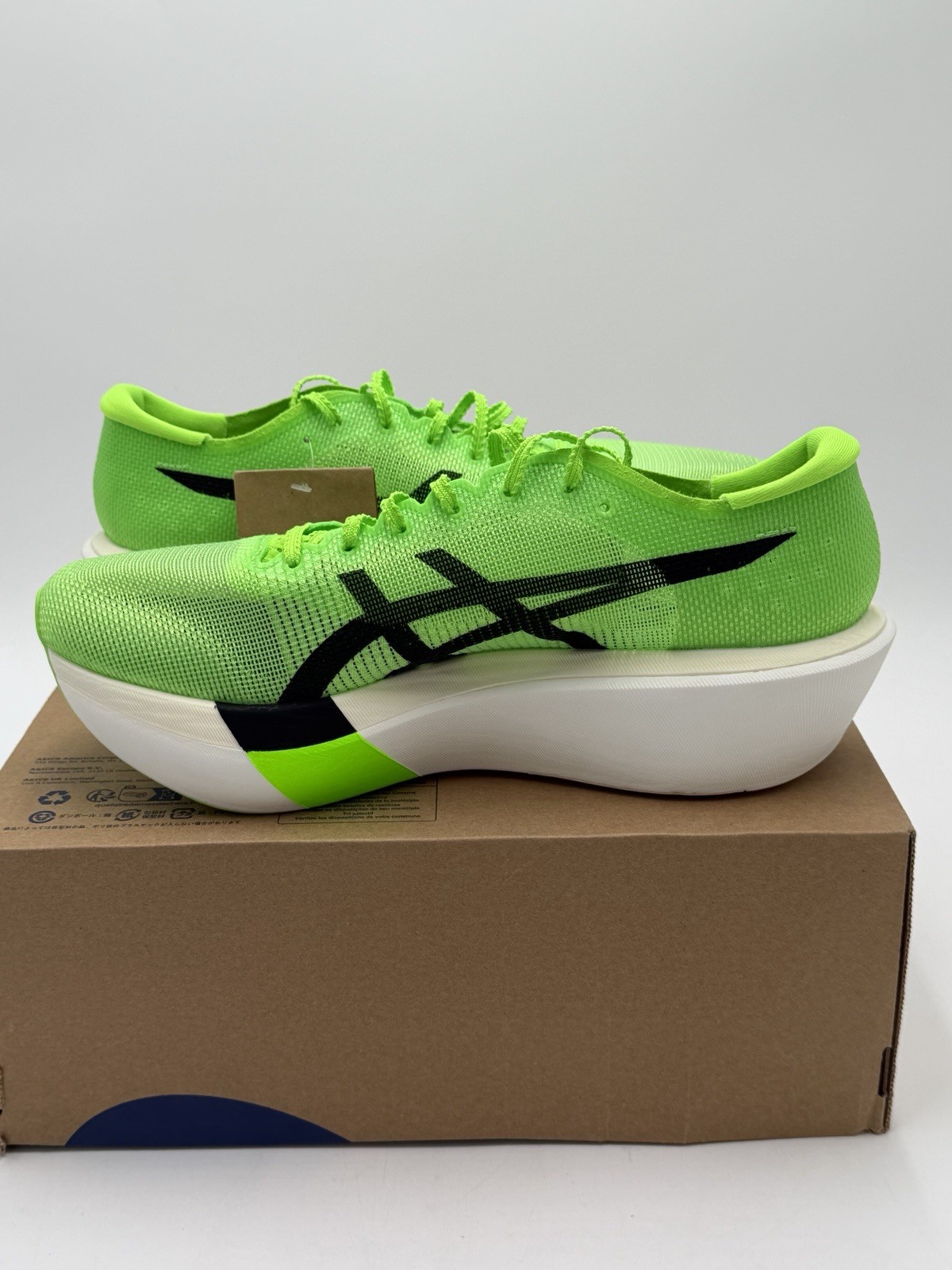 ASICS MetaSpeed Sky Tokyo Men’s Running Shoes Green Gecko Size 12 NWB No Lid