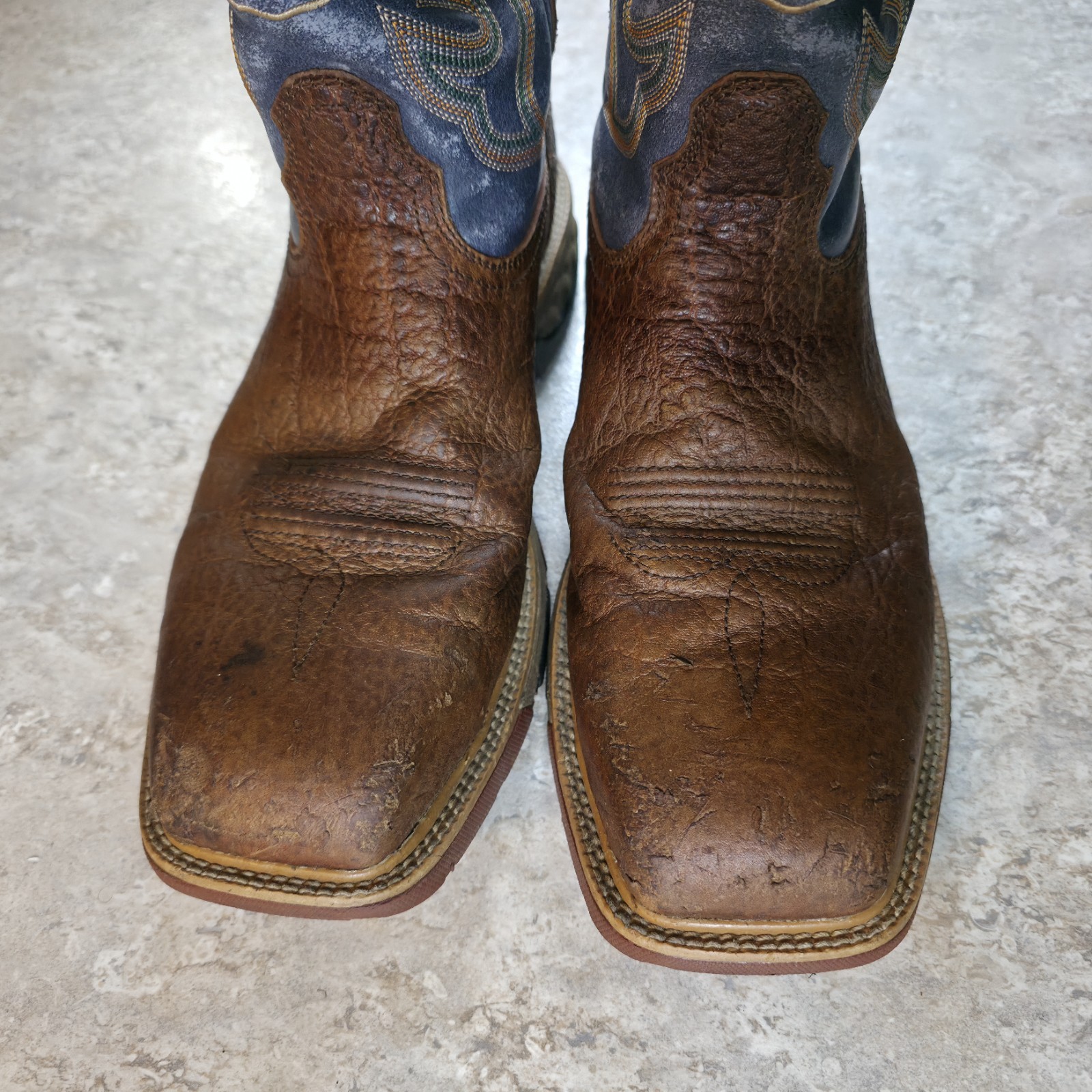 Twisted X 12″ Alloy Toe Cowboy Work Boots Brown Leather Mens 9.5 EE #MXBA005