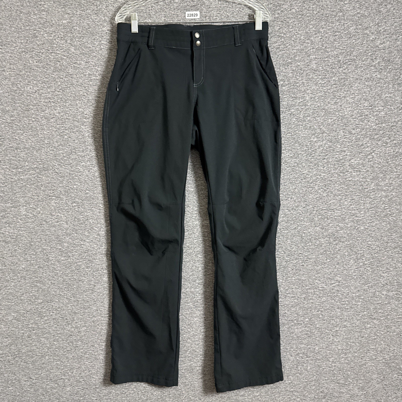Kuhl Women’s Size 12 Reg Black Polyester Straight Leg Strattus Outerwear Pants