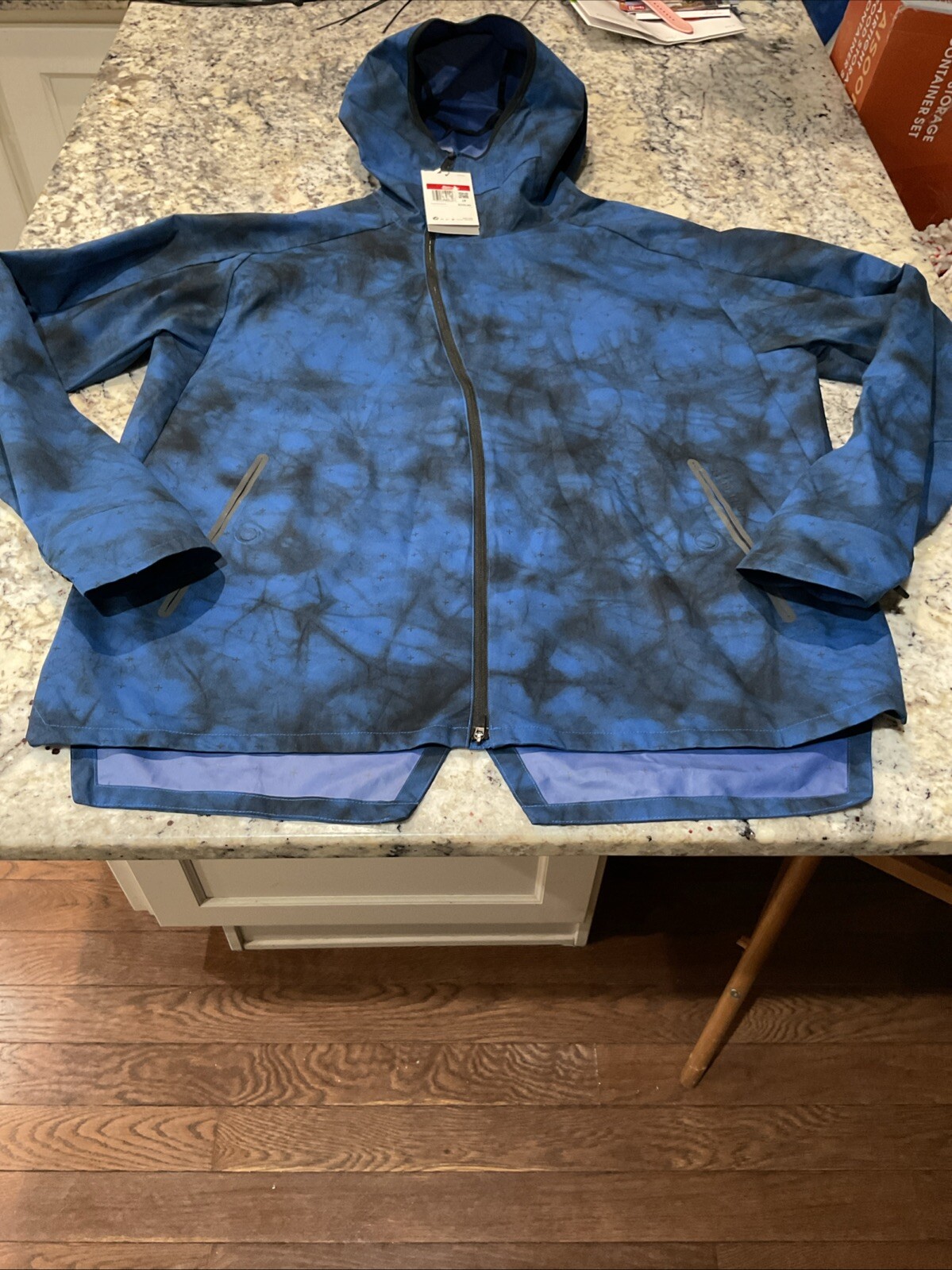 $225 Nike Tech Pack Running Jacket Repel Hydrofuge Blue Dry BV5721-480 Men Sz L