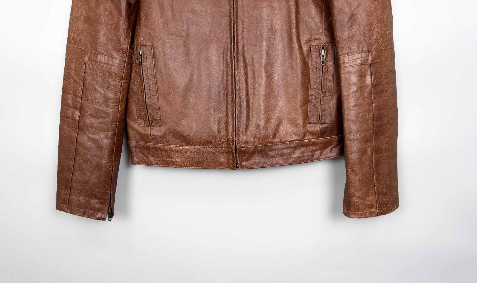 Superior New York Brown Leather Jacket