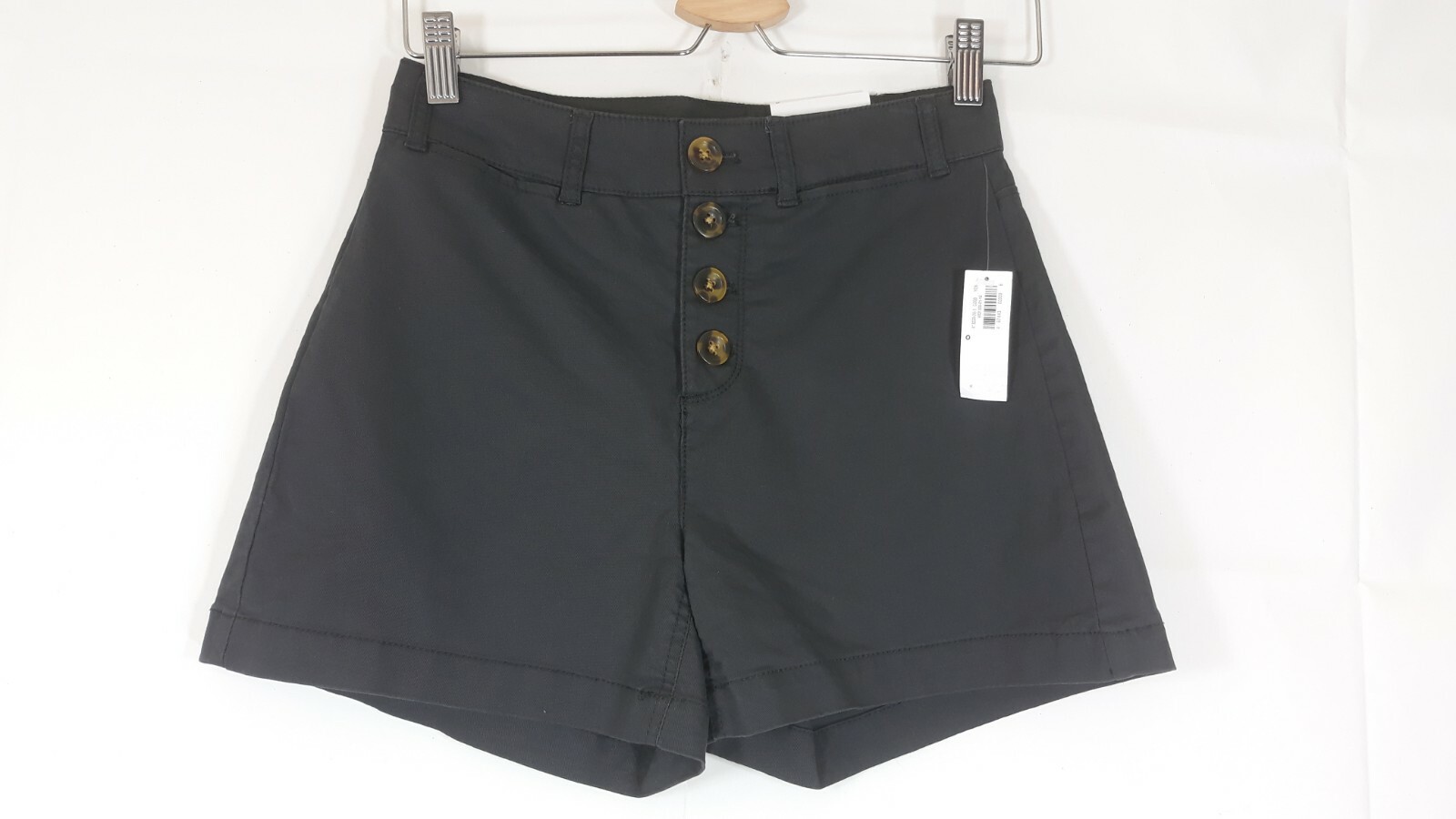 Old Navy Women’s High Rise Button Down Gray Size Varies Shorts