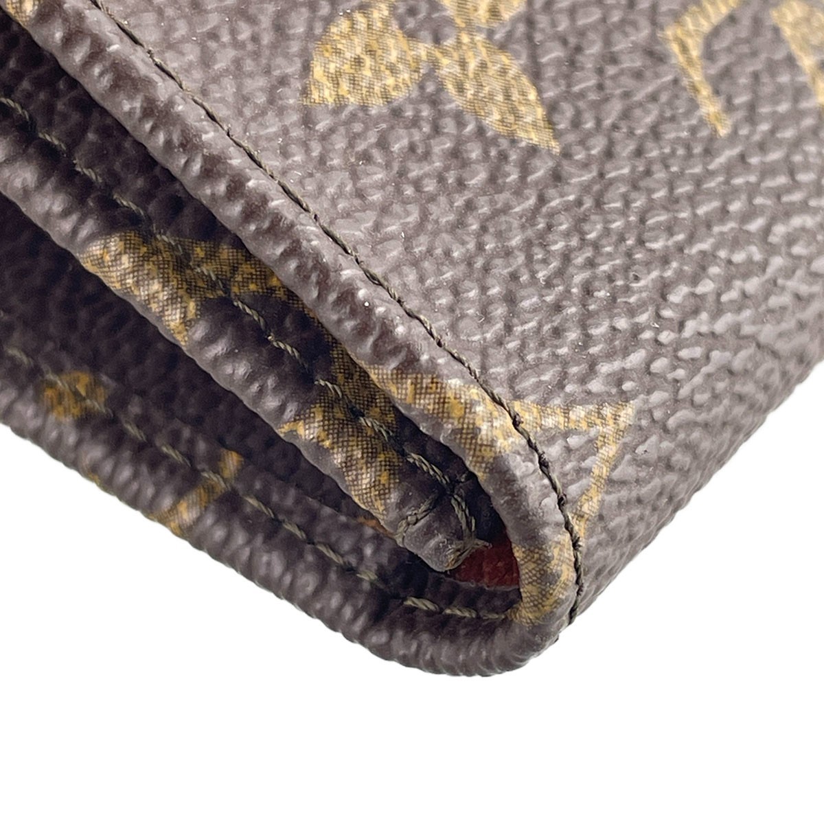 Louis Vuitton Monogram Pochette Rabat 23 Leather Brown Clutch bag 4724