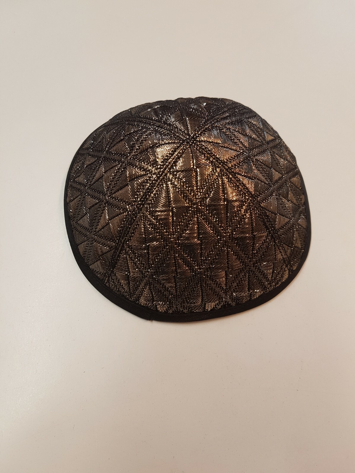 Kippa, Jarmulke, Kippah,Kipa Schwarz 16-17cm