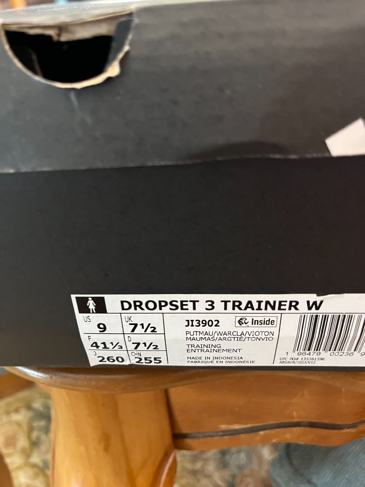 NEW in box Adidas Dropset 3 Putty Mauve Warm Clay Violet Tone