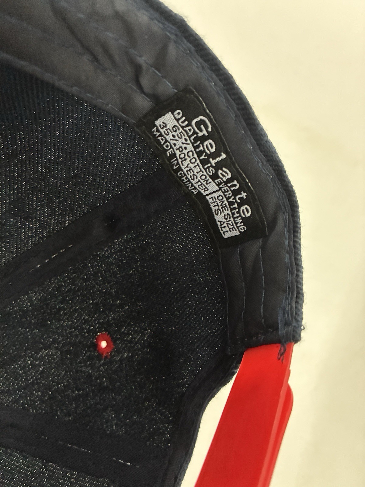 Gelante Snapback Hat Mens One Size Navy Blue Red Jump Off The Wall