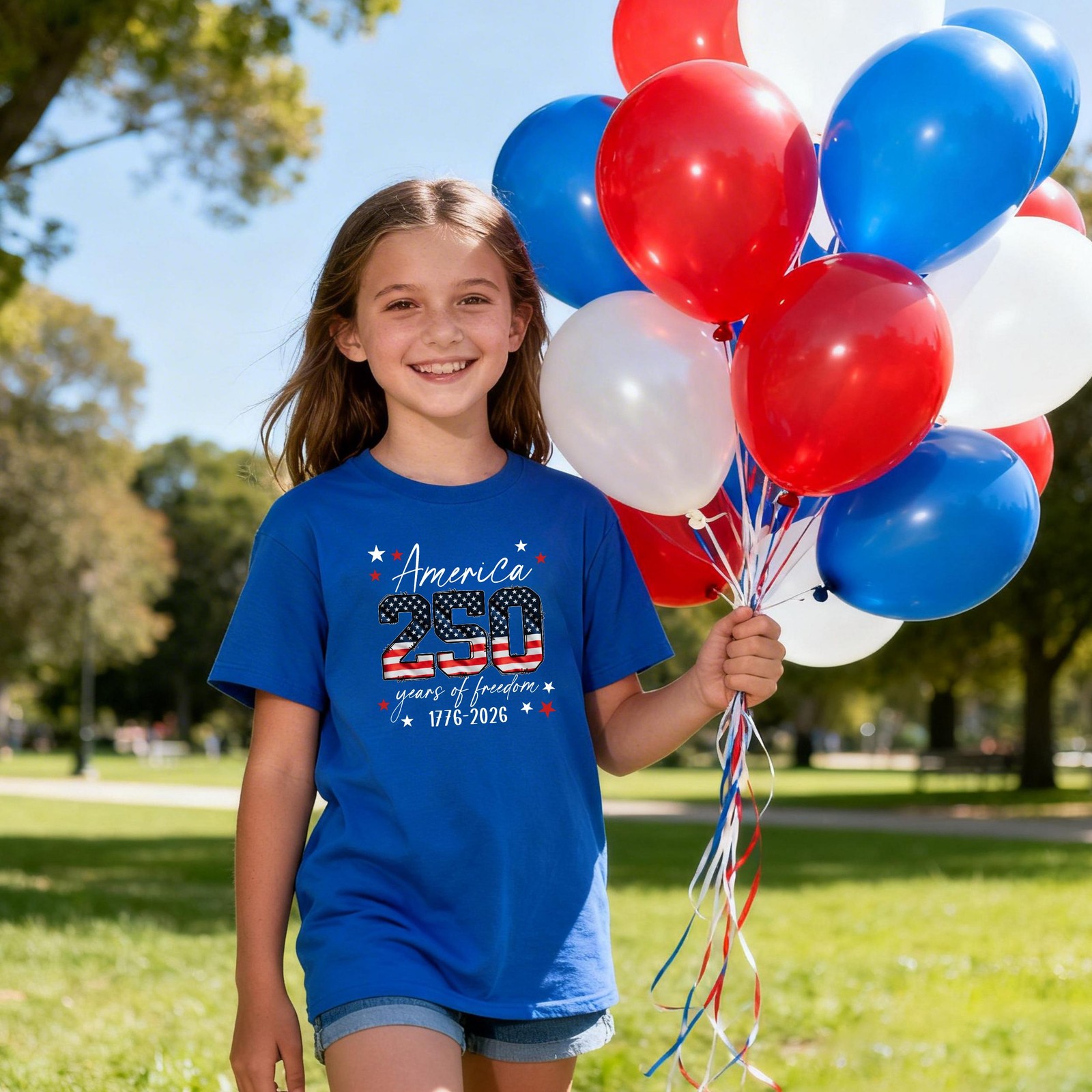 USA 250th Anniversary Shirt 1776-2026 4th of July Independence Day Tee
