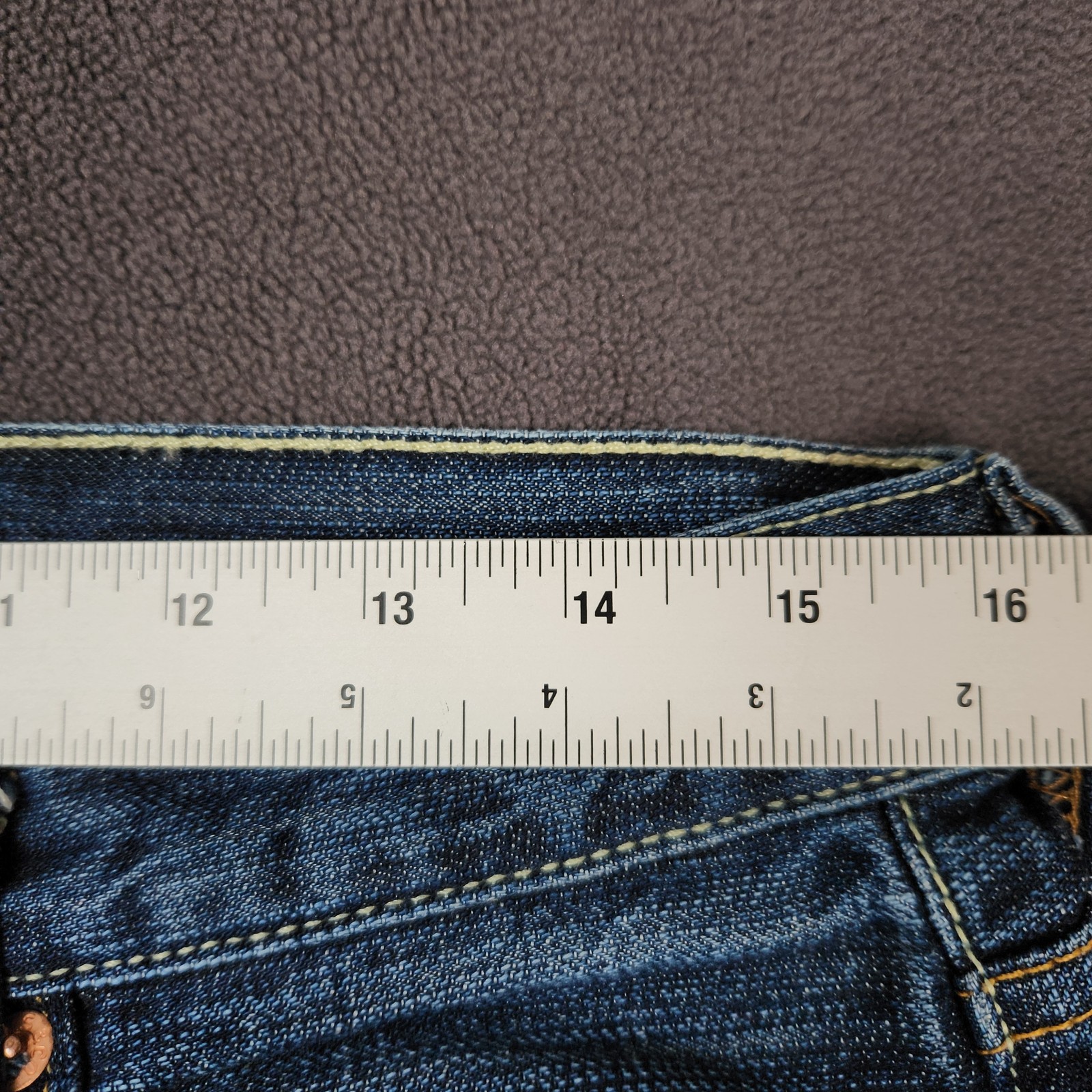 Levis 501 Jeans Mens 30×32 Blue Denim Capital E USA Made Button Fly Distressed