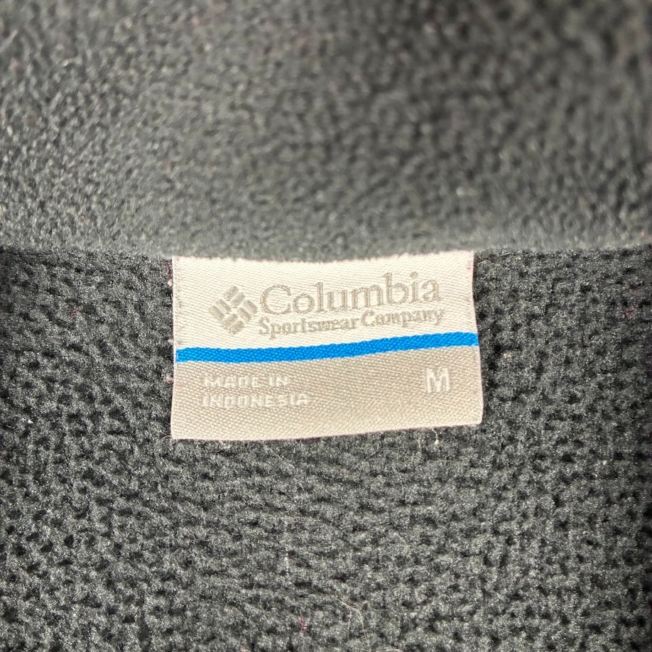 Columbia Womens Size Medium Fast Trek II Full Zip Fleece Jacket Black