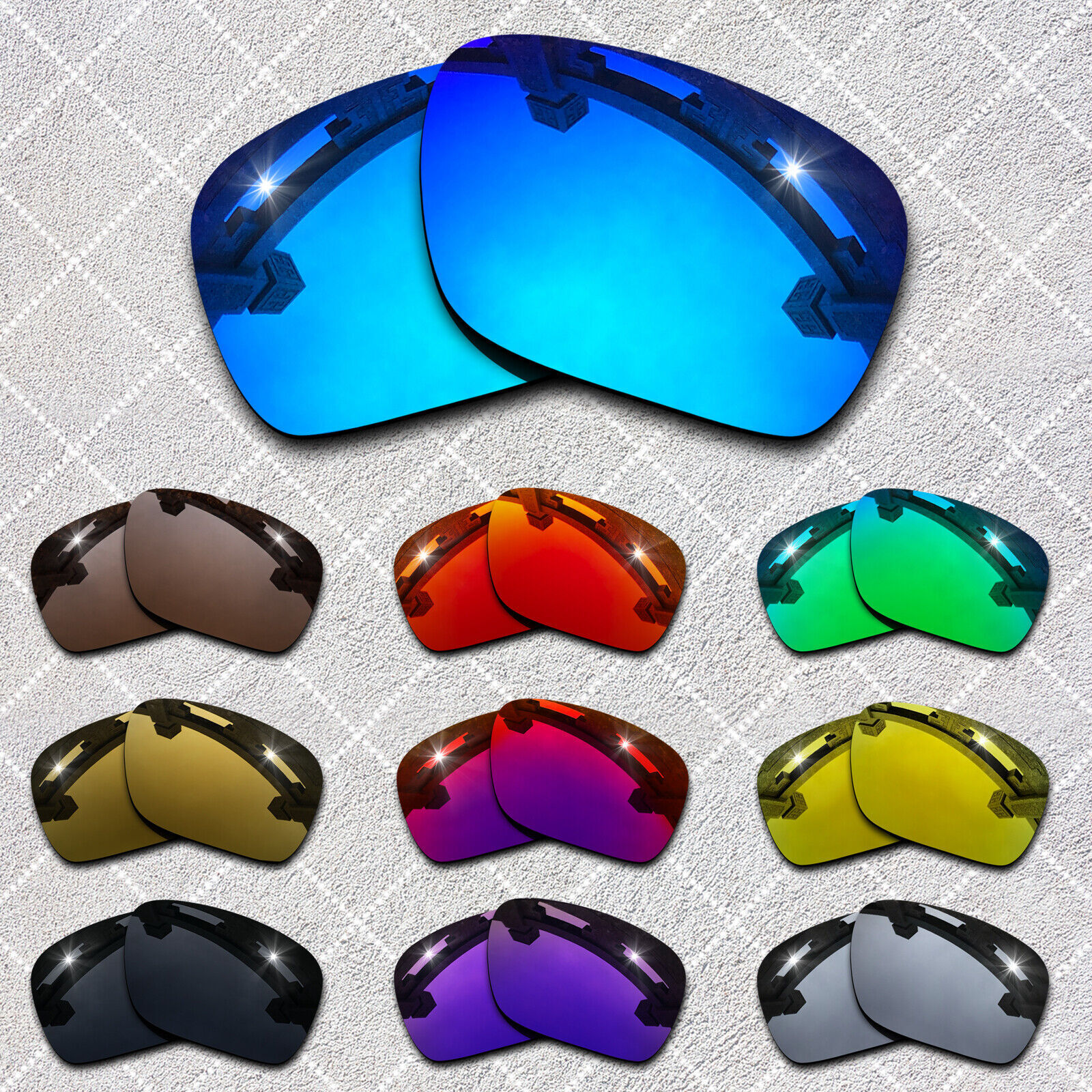 HeyRay Replacement Lenses for Costa Del Mar Fantail Sunglasses Polarized