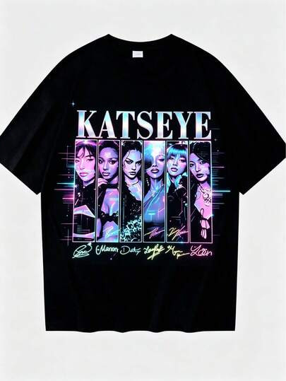 Katseye All Member Sweatshirt, Katseye Beautiful Chaos World Tour Shirt,