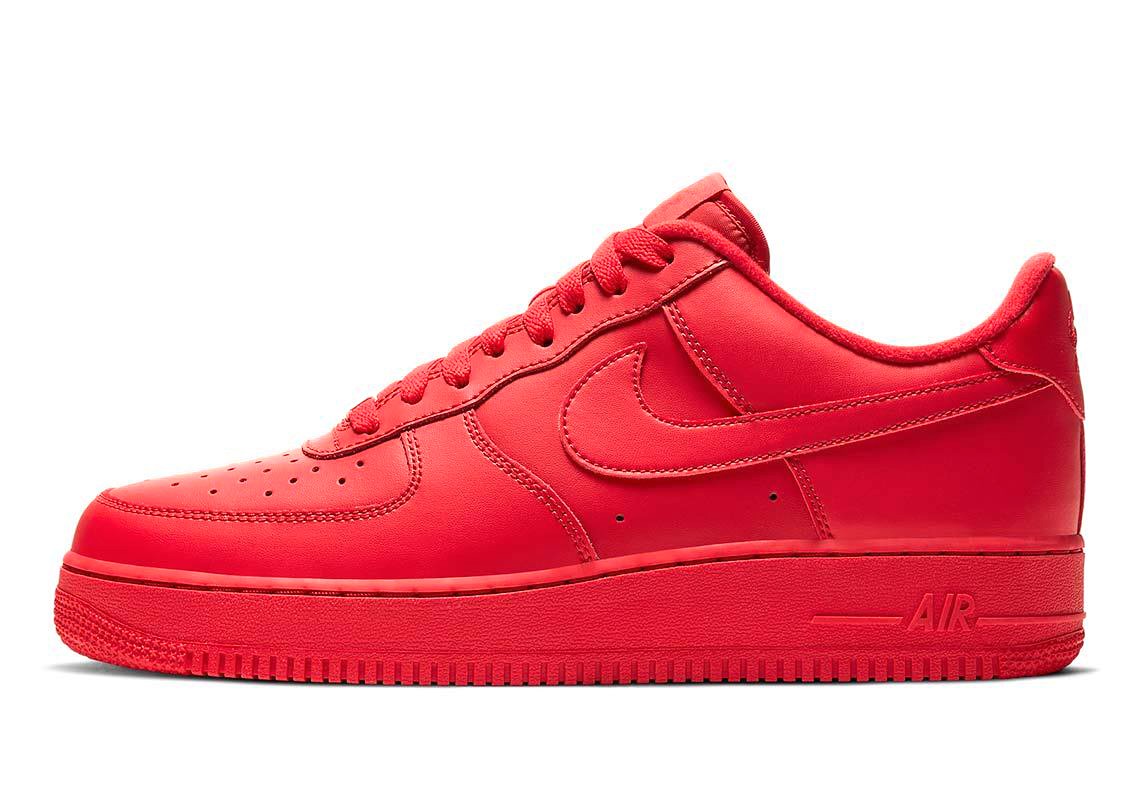 Men’s Nike Air Force 1 ’07 LV8 1 “Triple Red” University Red (CW6999 600)