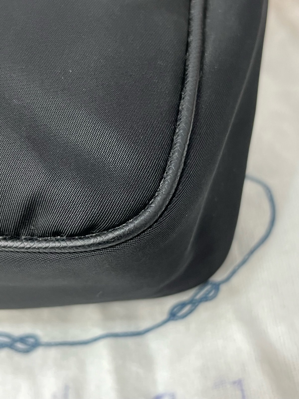 Prada Re-Edition 2005 Normal Black Nylon Multi Carry Bag w/ Pouch Duty Paid