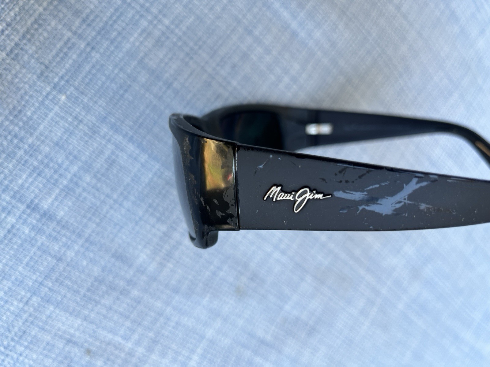 Maui Jim Sunglasses MJ266-02MR World Cup STG BG Black Lenses Matt Made In Italy