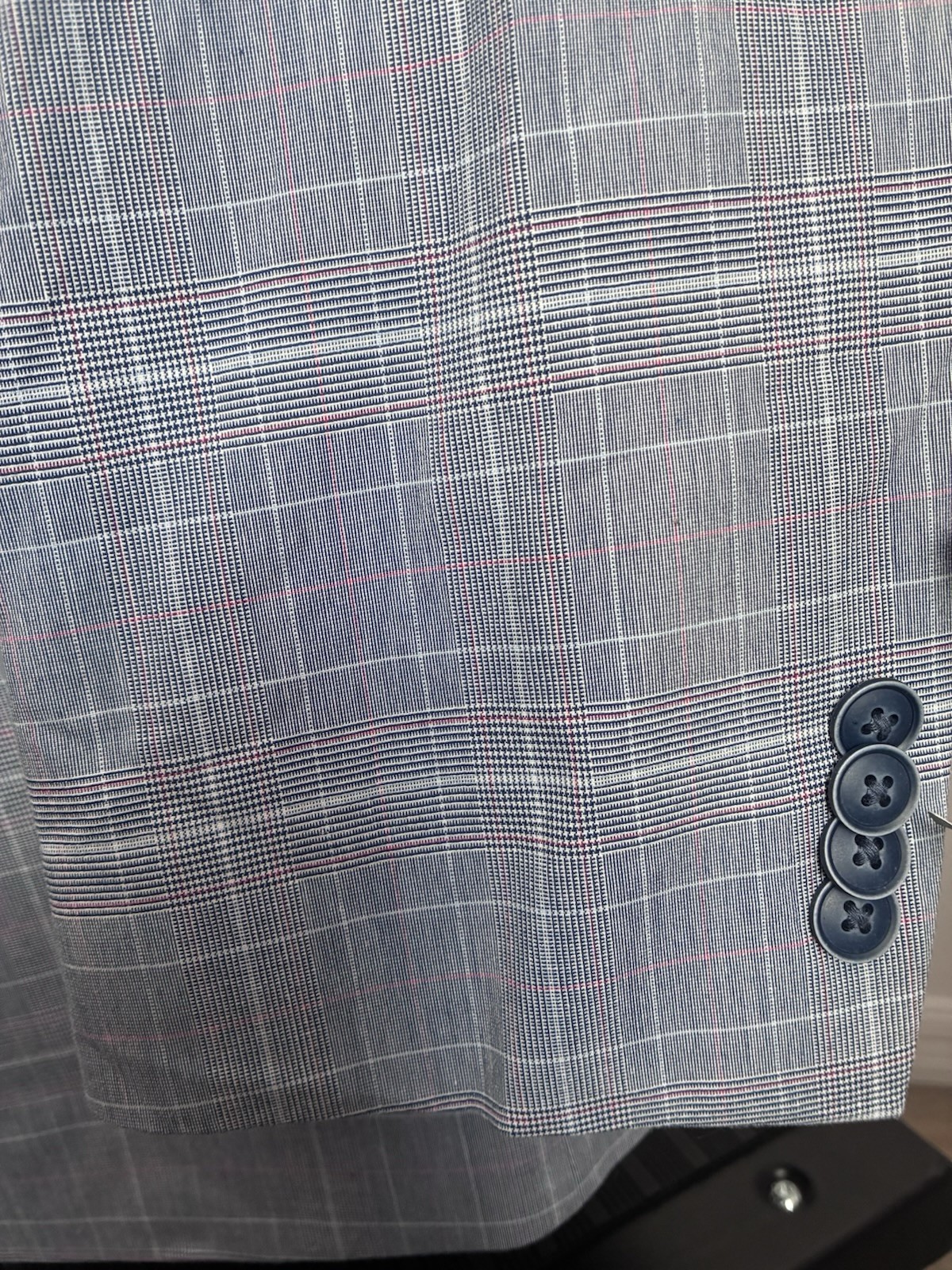 Tommy Hilfiger THFlex Blazer Plaid Sport Coat Stretch Cotton Jacket NWT